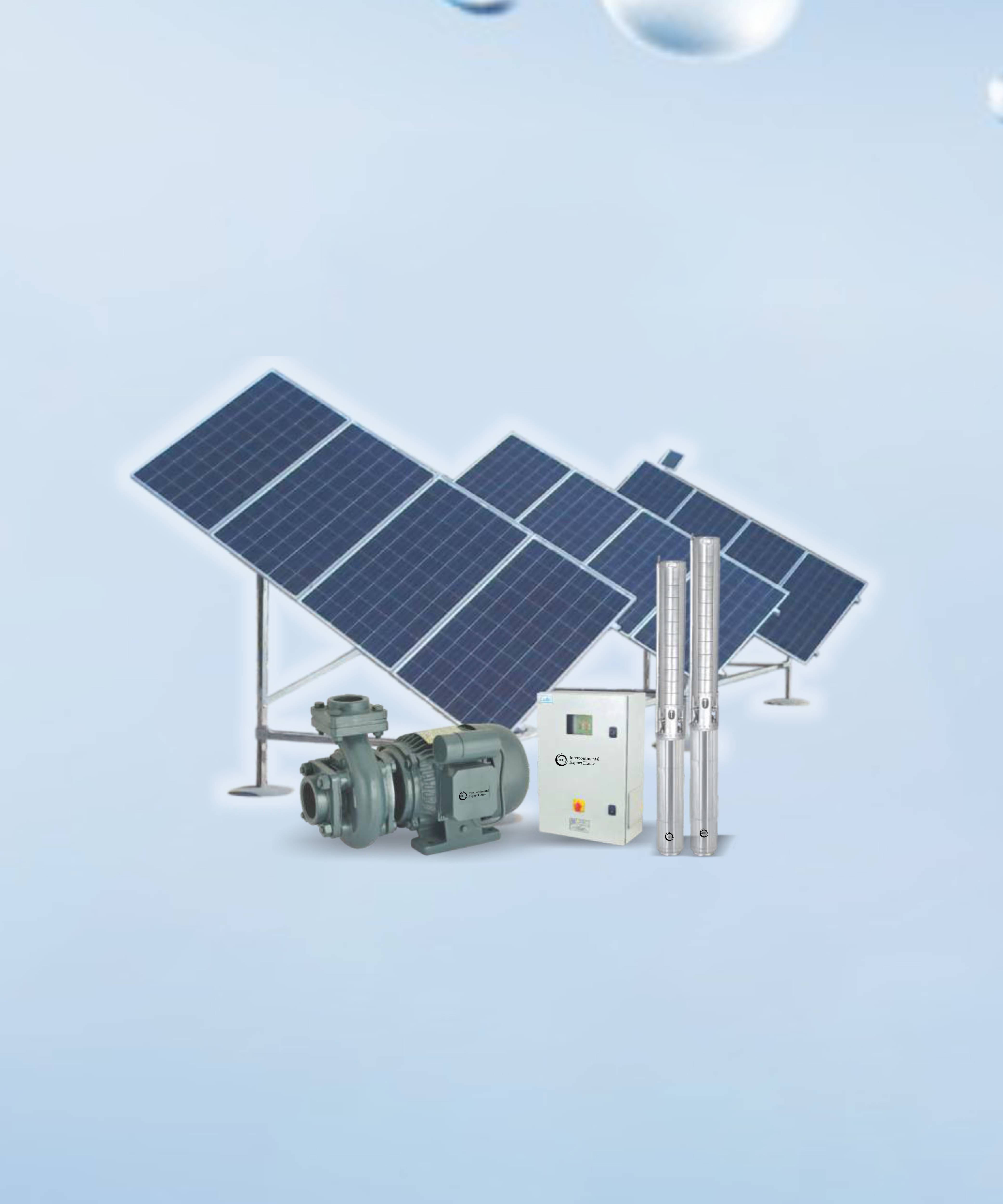 Solar Pumpset, Solar Panel, Controller & Structure